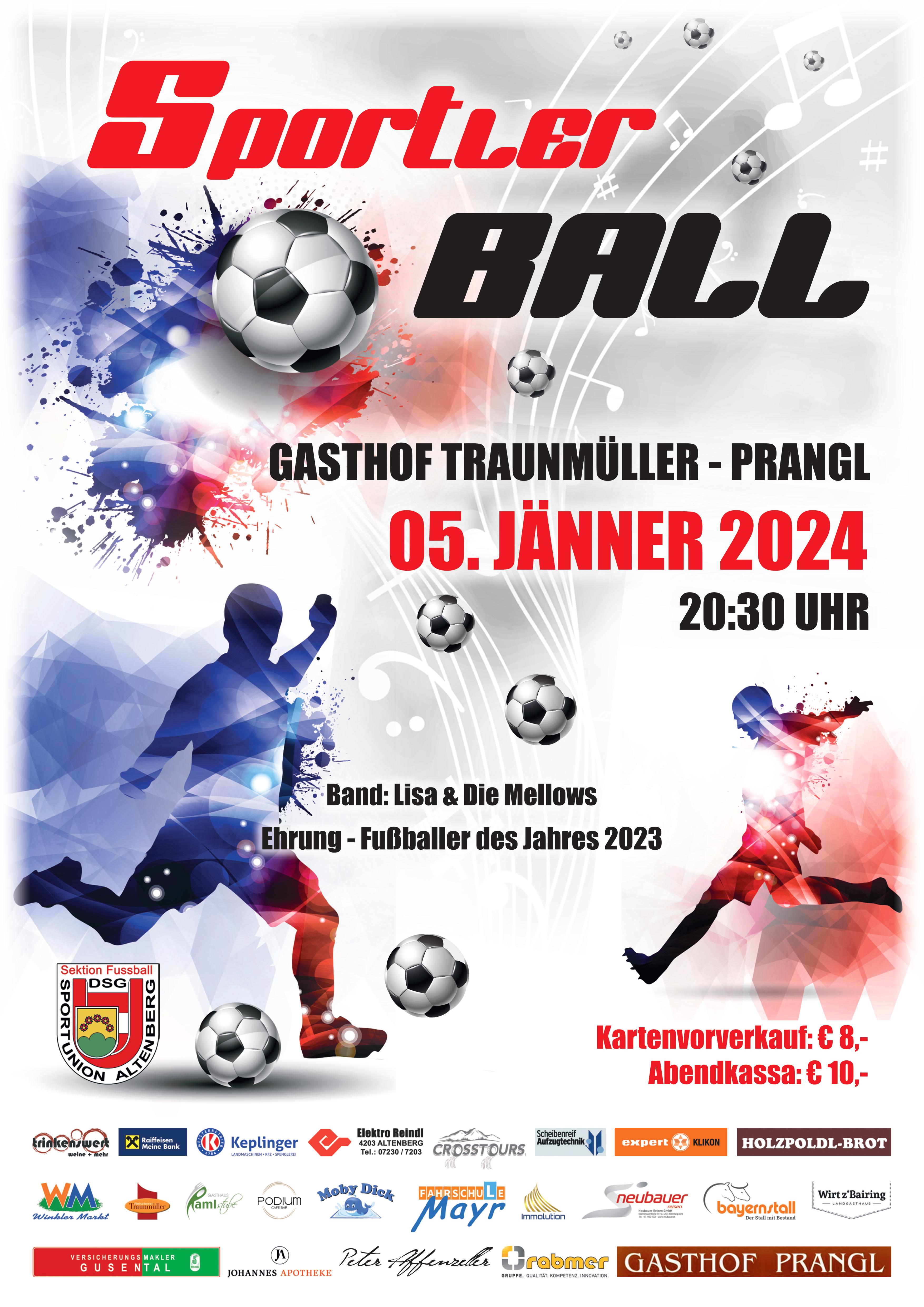 Sportlerball Plakat 2024