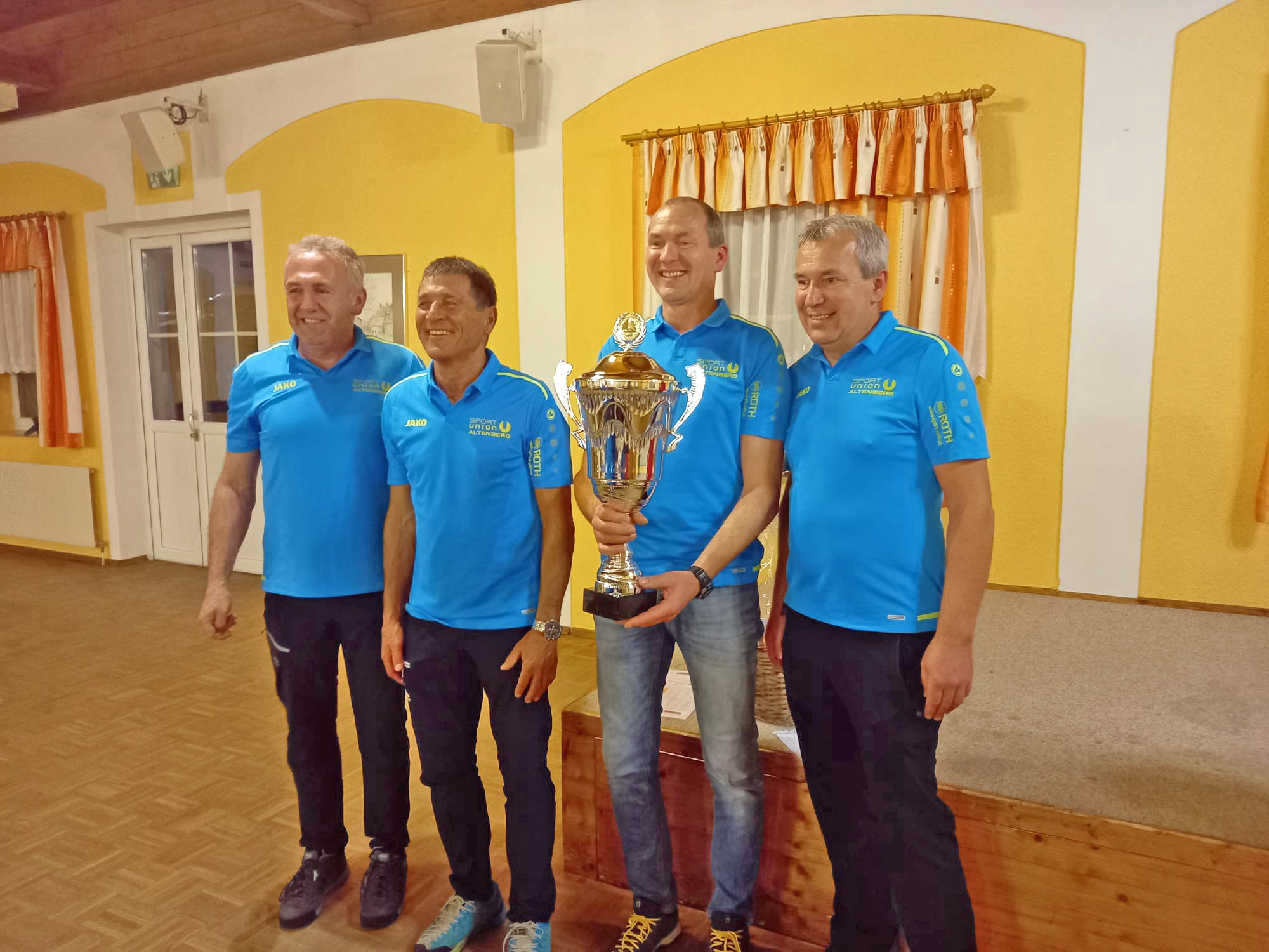vlnr. Gerhard Wolfinger, Josef Leitner, Reinhard Schwarz, Bernhard Schwarz IMG 20221028 WA0022
